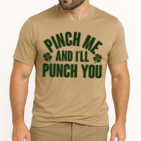 Funny St Patrick's Day Pinch Me And I'll Punch You Cooling Performance Crew T-Shirt