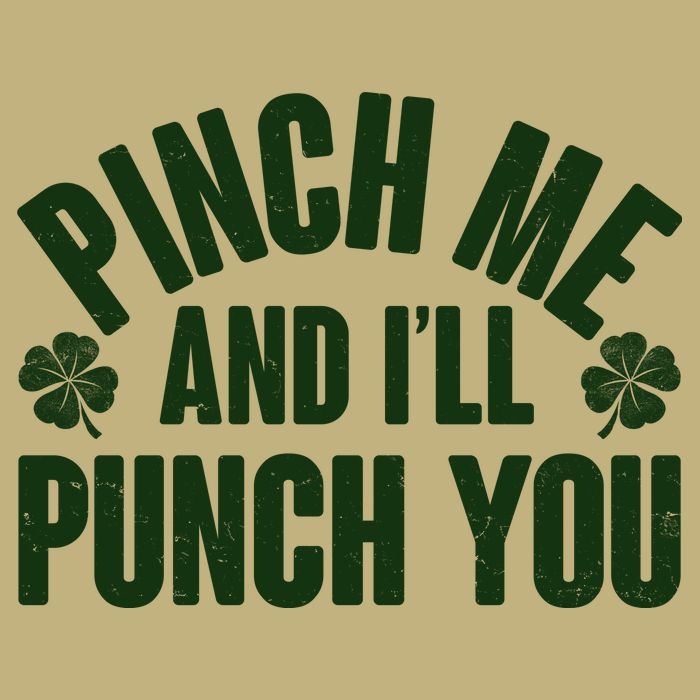 Funny St Patrick's Day Pinch Me And I'll Punch You Cooling Performance Crew T-Shirt