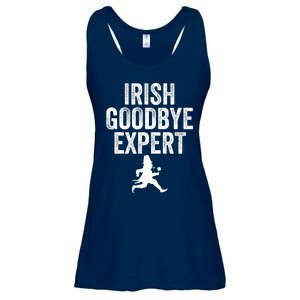 Funny St Patricks Day Irish Goodbye Expert Ladies Essential Flowy Tank