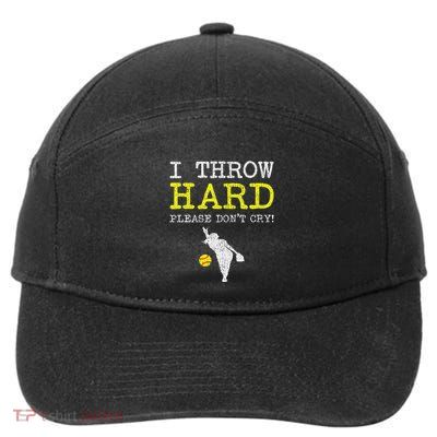 Fastpitch Softball Pitcher 7-Panel Snapback Hat