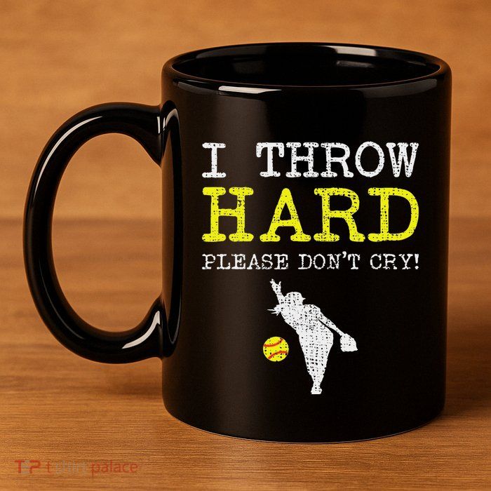 Fastpitch Softball Pitcher 11oz C Handle Ceramic Mug