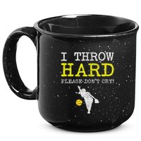 Fastpitch Softball Pitcher 15oz Campfire Ceramic Mug