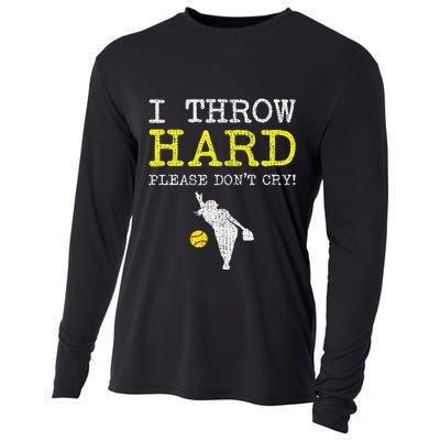 Fastpitch Softball Pitcher Cooling Performance Long Sleeve Crew