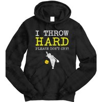 Fastpitch Softball Pitcher Tie Dye Hoodie