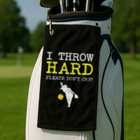 Fastpitch Softball Pitcher Golf Towel