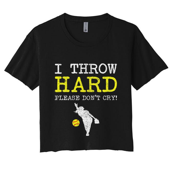 Fastpitch Softball Pitcher Crop Top