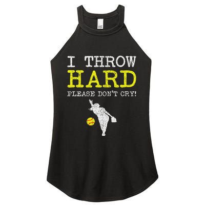 Fastpitch Softball Pitcher Women's Perfect Tri Rocker Tank