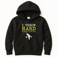 Fastpitch Softball Pitcher Kids Hoodie