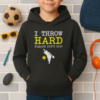 Fastpitch Softball Pitcher Kids Hoodie