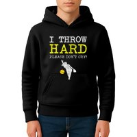 Fastpitch Softball Pitcher Kids Hoodie