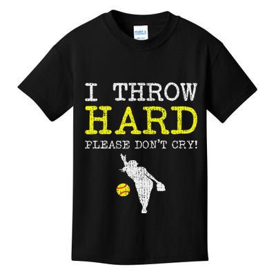 Fastpitch Softball Pitcher Kids T-Shirt