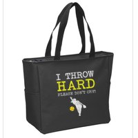 Fastpitch Softball Pitcher Zip Tote Bag