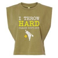 Fastpitch Softball Pitcher Garment-Dyed Women's Muscle Tee