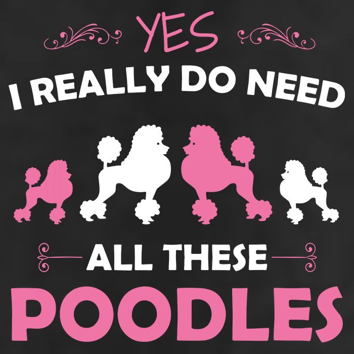 Funny Standard Poodle Dog Lover Puppy Breed Pink Adult Drive Performance Visor