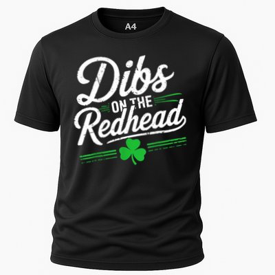 Funny St PatrickS Day Dibs On The Redhead Shamrock Performance Shirt