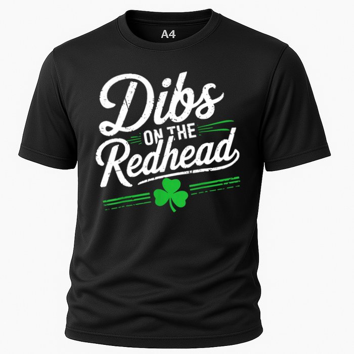 Funny St PatrickS Day Dibs On The Redhead Shamrock Performance Shirt