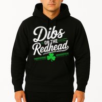 Funny St PatrickS Day Dibs On The Redhead Shamrock Hoodie