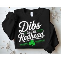 Funny St PatrickS Day Dibs On The Redhead Shamrock Sweatshirt