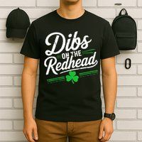 Funny St PatrickS Day Dibs On The Redhead Shamrock T-Shirt