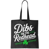 Funny St PatrickS Day Dibs On The Redhead Shamrock Bag