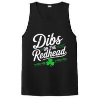 Funny St PatrickS Day Dibs On The Redhead Shamrock PosiCharge Competitor Tank