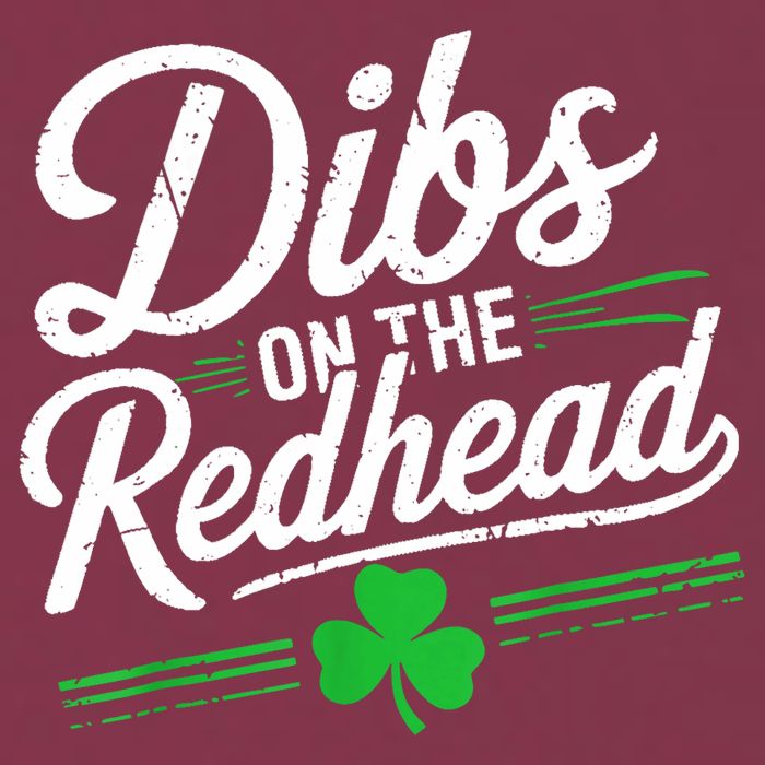 Funny St PatrickS Day Dibs On The Redhead Shamrock 16oz Travel Tumbler