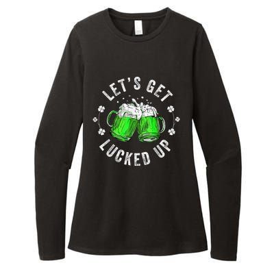 Funny St Patricks Day Lets Get Lucked Up Womens CVC Long Sleeve Shirt