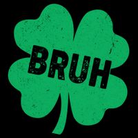 Funny St Patricks Day Bruh Lucky Shamrock Clover Impact Tech Backpack