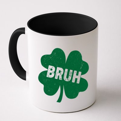 Funny St Patricks Day Bruh Lucky Shamrock Clover Mug
