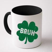 Funny St Patricks Day Bruh Lucky Shamrock Clover Mug
