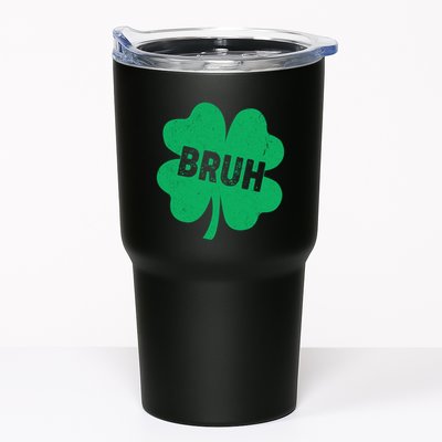 Funny St Patricks Day Bruh Lucky Shamrock Clover Tumbler
