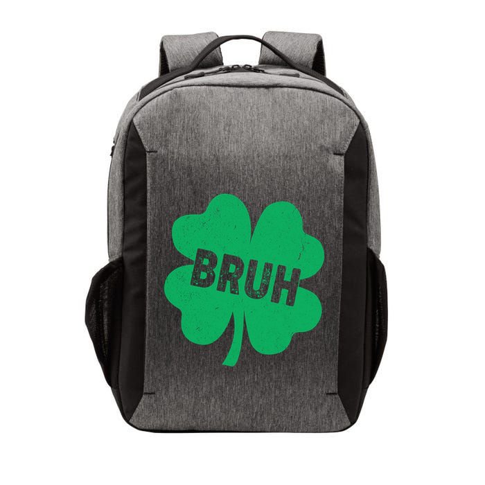 Funny St Patricks Day Bruh Lucky Shamrock Clover Vector Backpack