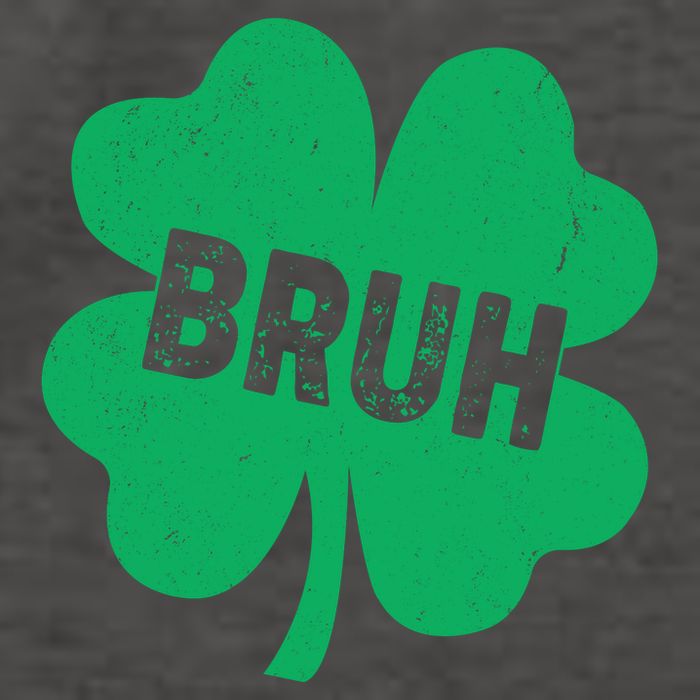 Funny St Patricks Day Bruh Lucky Shamrock Clover Vector Backpack