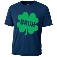 Funny St Patricks Day Bruh Lucky Shamrock Clover Performance Shirt
