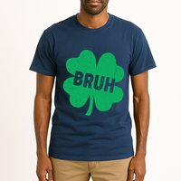 Funny St Patricks Day Bruh Lucky Shamrock Clover Tall T-Shirt