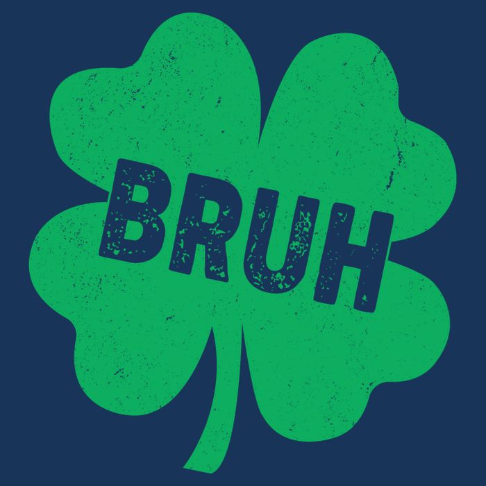 Funny St Patricks Day Bruh Lucky Shamrock Clover Baby Bodysuit