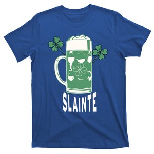 Funny St Patricks Day Shamrock Irish Beer Ing Slainte Gift T-Shirt