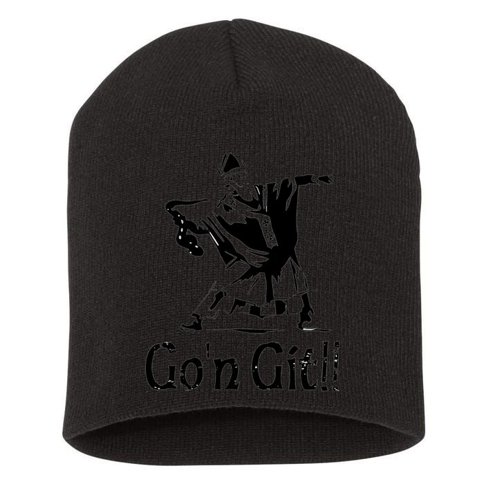 Funny St Patricks Day Funny Gon Git St Patrick Short Acrylic Beanie
