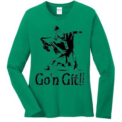 Funny St Patricks Day Funny Gon Git St Patrick Ladies Long Sleeve Shirt