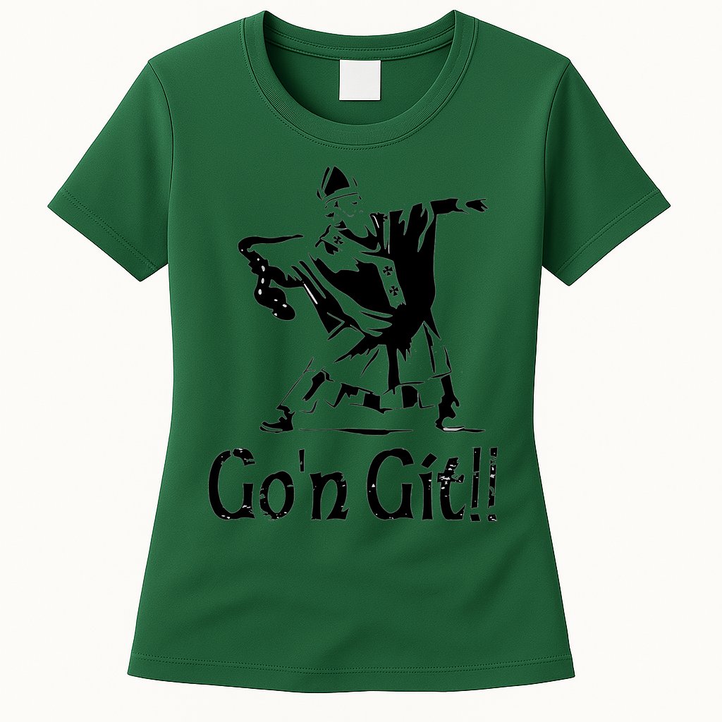 Funny St Patricks Day Funny Gon Git St Patrick Womens T-Shirt