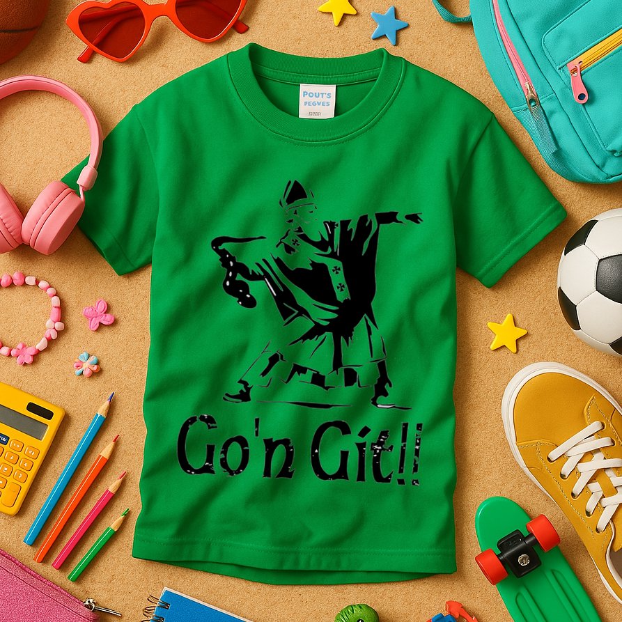 Funny St Patricks Day Funny Gon Git St Patrick Kids T-Shirt