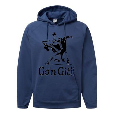 Funny St Patricks Day Funny Gon Git St Patrick Performance Fleece Hoodie