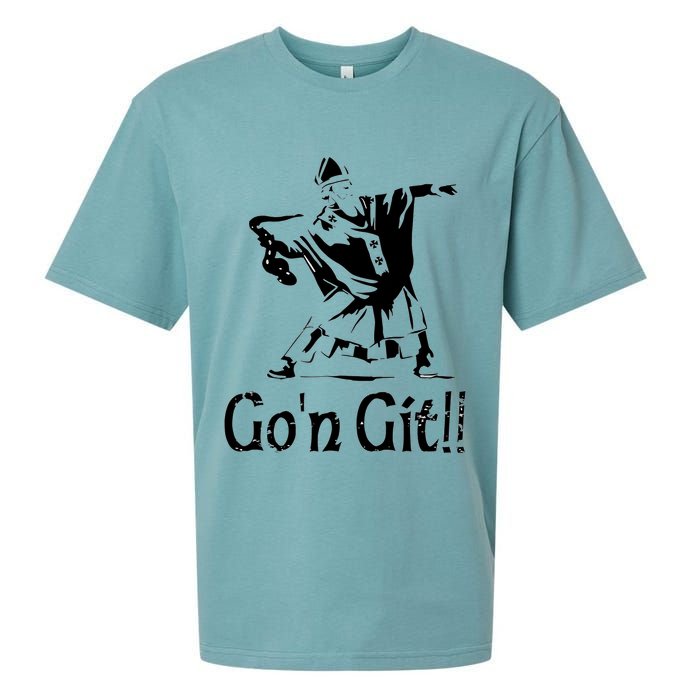 Funny St Patricks Day Funny Gon Git St Patrick Sueded Cloud Jersey T-Shirt