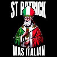 Funny St Patrick Was Italian St PatrickS Day Italian Flag Cooling Performance Long Sleeve Crew