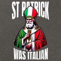 Funny St Patrick Was Italian St PatrickS Day Italian Flag Cotton Canvas Backpack