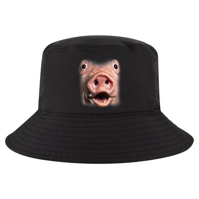 Funny Surprised Pig Face Meme Big Troll Hog Piggy Face Cool Comfort Performance Bucket Hat