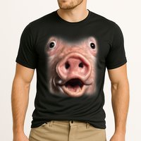 Funny Surprised Pig Face Meme Big Troll Hog Piggy Face Performance Shirt