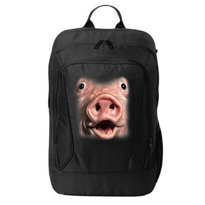 Funny Surprised Pig Face Meme Big Troll Hog Piggy Face City Backpack