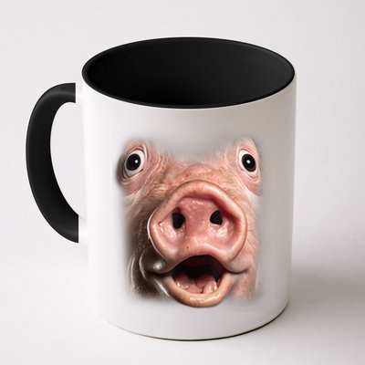 Funny Surprised Pig Face Meme Big Troll Hog Piggy Face Mug