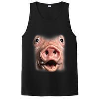 Funny Surprised Pig Face Meme Big Troll Hog Piggy Face PosiCharge Competitor Tank